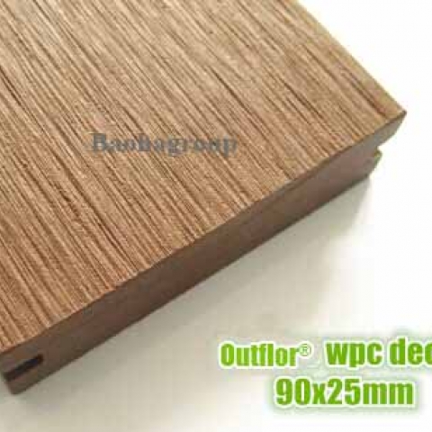 Sàn gỗ nhựa WPC ngoài trời tấm đặc OBM140S20A